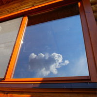 Современные деревянные окна для дачи
