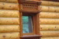 установка окон в деревянном доме